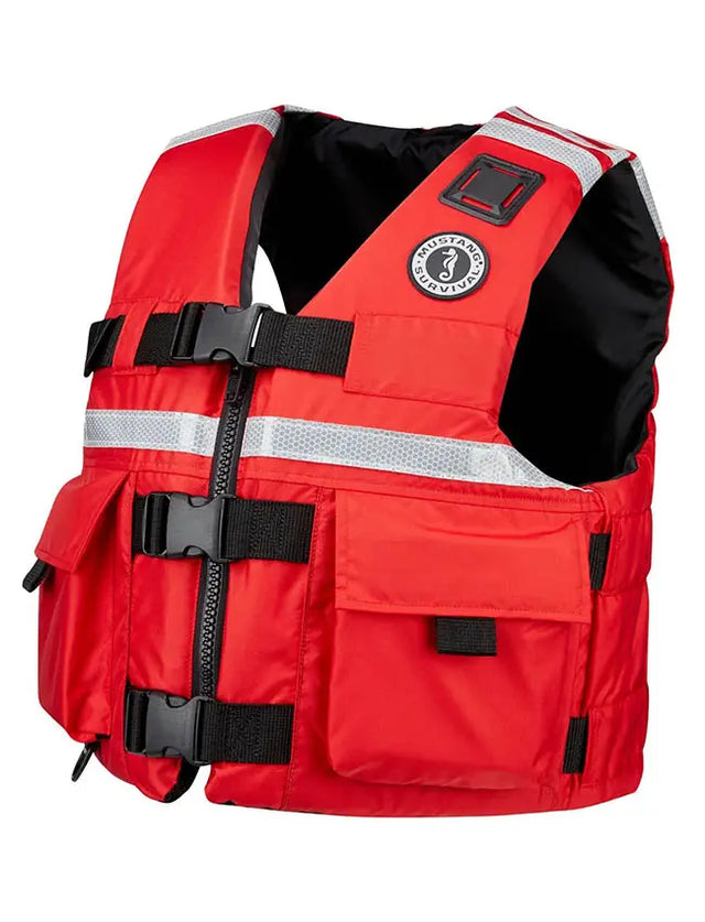 Mustang SAR Life Vest with SOLAS Reflective Tape MV5606-4-S - Small