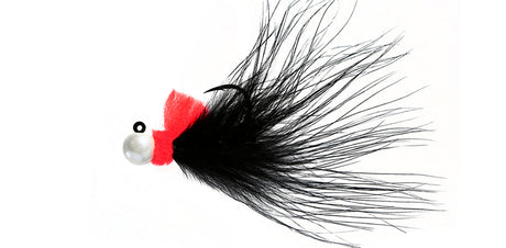 Hawken Fishing Aerojig Marabou Jig - Nightmare
