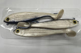 Berkley Powerbait Pre-Rigged Swim Shad with 3D Eyes 6" - Silver Shad Berkley
