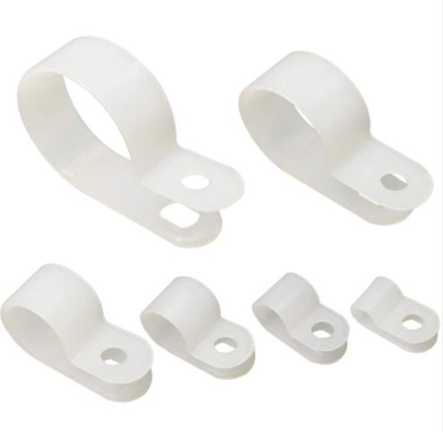 Vertex Nylon Cable Clamp White - 3/4"