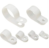 Vertex Nylon Cable Clamp White - 3/4"