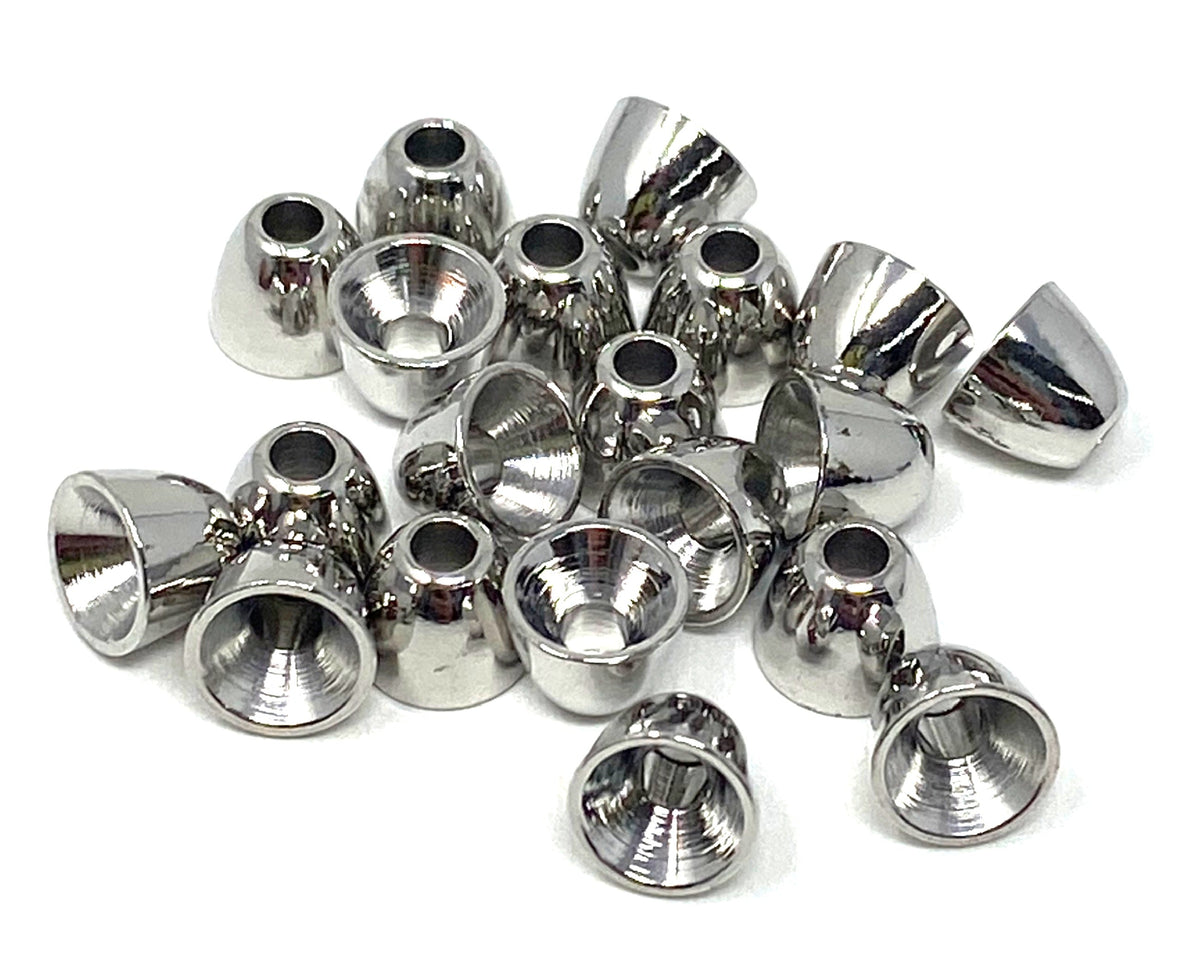 Aqua Flies Coneheads - Nickel