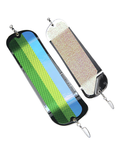 Oki 360 Finned Flasher - Chrome Lemon Lime/Glow Crush O360-11CHR-LL