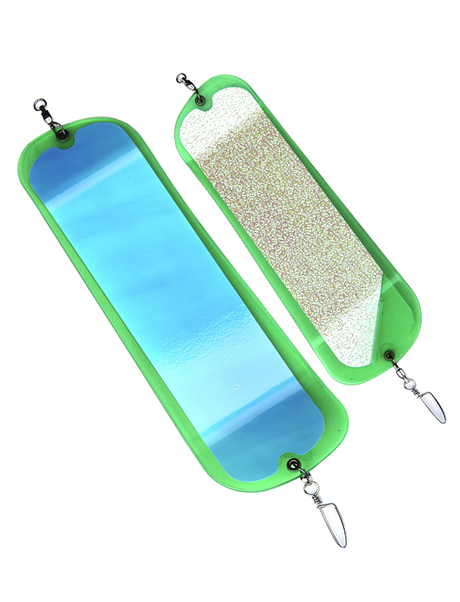 Oki 360 Finned Flasher - Green UV Moonjelly/Glow Crush O360-11GRN-MJ