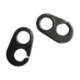 Flag clips stainless steel (pair)