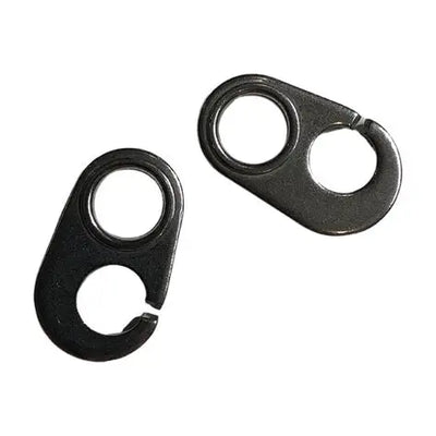 Flag clips stainless steel (pair)