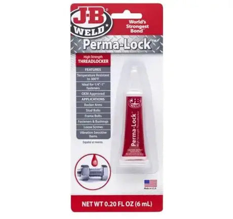 J-B Weld 27106 Perma-Lock Red Threadlocker J-B Weld