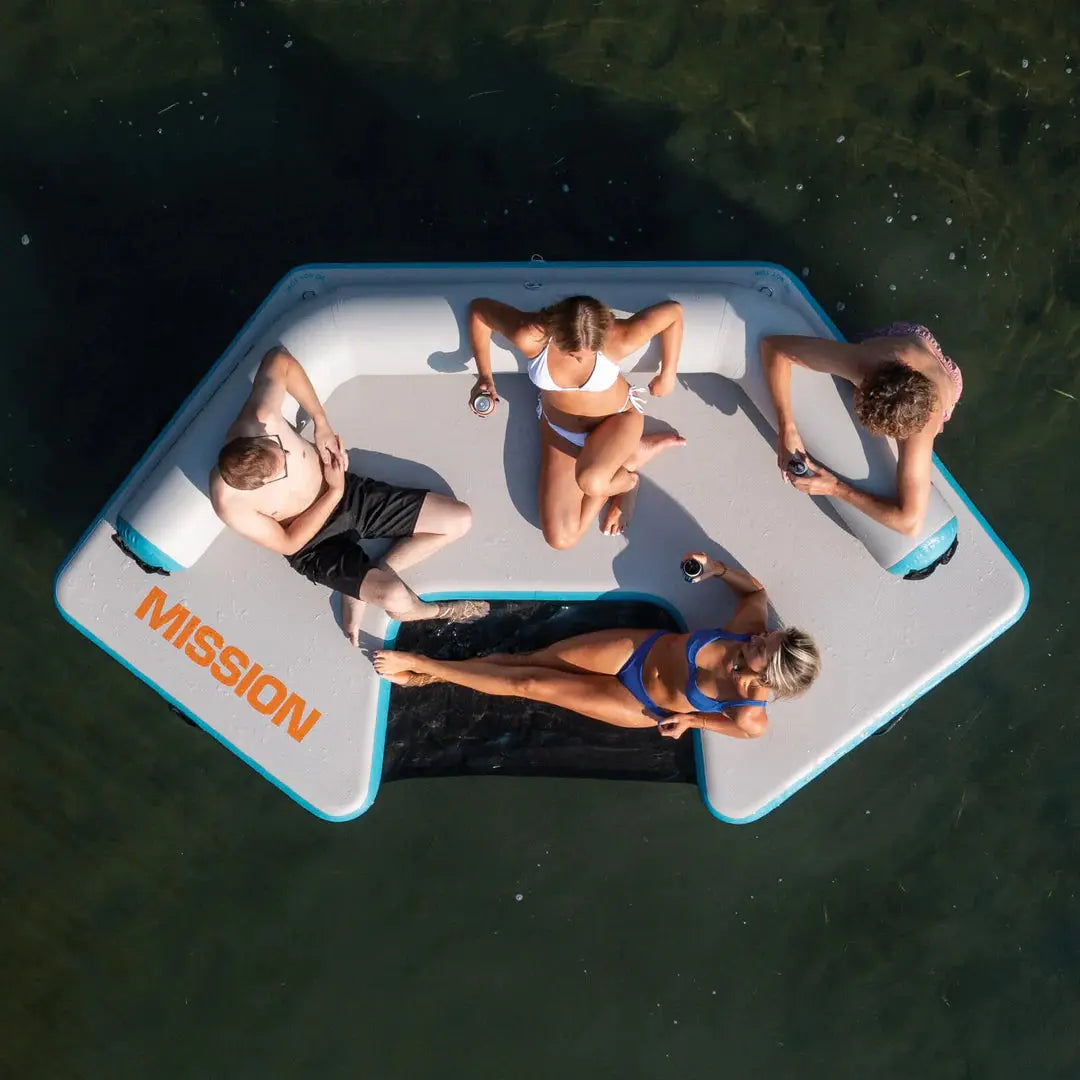 REEFLITE LOUNGE | Lightweight Water Lounger + Easy-up Mission Outdoor