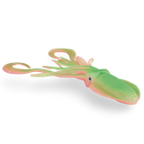 P-Line Twin Tail Squid 9" - Green/Pink Glow Glitter