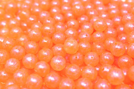 Great Lakes Steelhead Trick Em Beads - Pearl Solar Flare - 16mm - 6pk