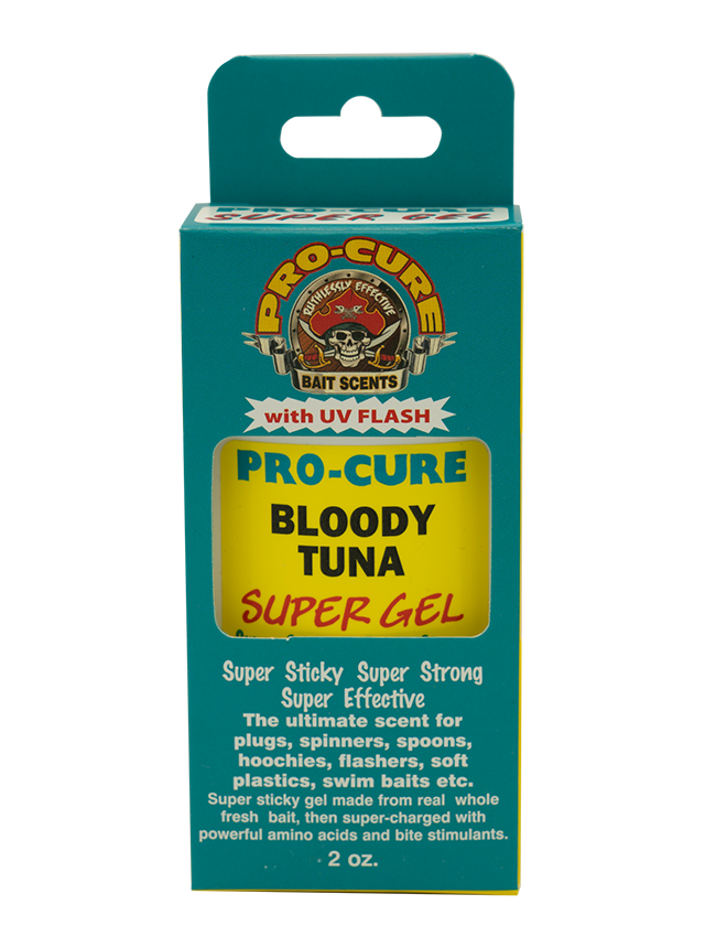 Pro-Cure Super Gel with UV Flash - Bloody Tuna - 8oz Guide Size