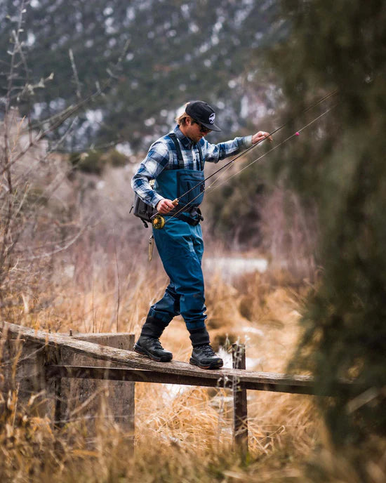 Men's Freestone Wading Boot - Rubber Sole - 10