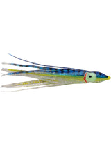 P-Line Sunrise Squid Skirt Unrigged 5pk - Silver/Blue/Chartreuse/Black