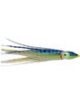 P-Line Sunrise Squid Skirt Unrigged 5pk - Silver/Blue/Chartreuse/Black
