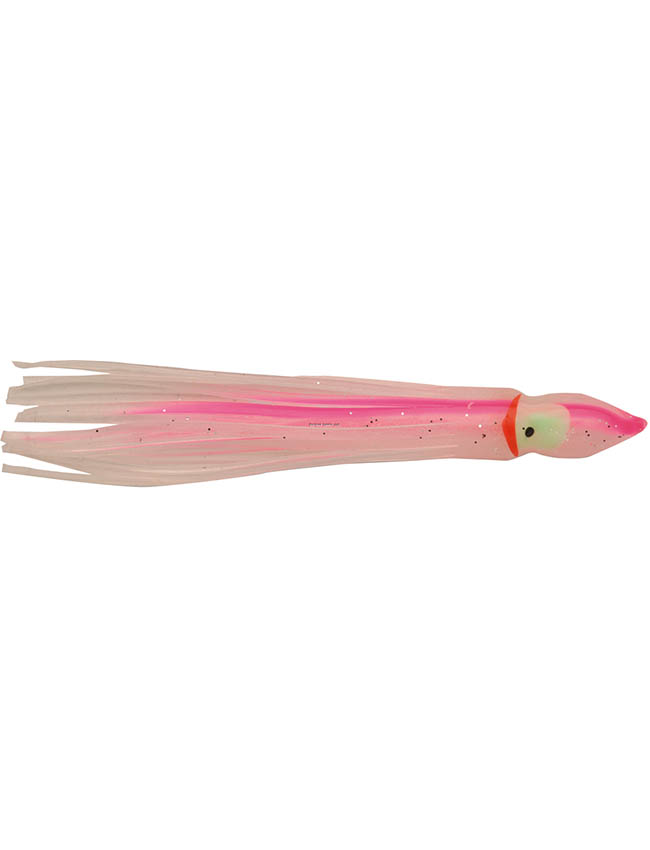 P-Line Sunrise Squid Skirt Unrigged 5pk - Clear Pearl with Pink