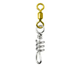 P-Line Brass/Stainless Corkscrew Swivels P-Line