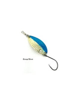 Prime Lures Oval Spoon - Brass Blue - 2/5oz