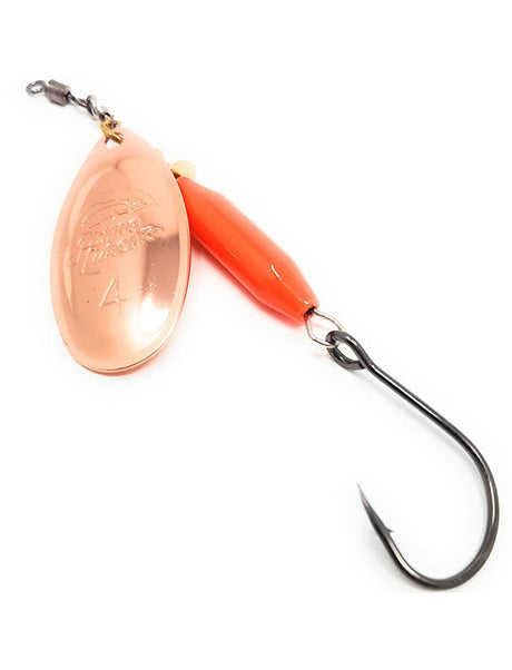 Prime Lures Weighted Spinner #5 - Copper & Orange