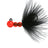 Hawken SMJ Beau Mac Marabou Jig - Flame & Black - #1 1/8 oz