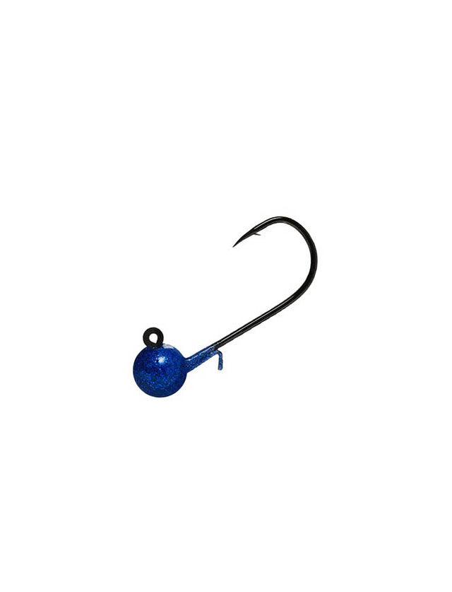 Hawken Aerojig Jig Heads - 1/8oz Blue Sparkle PWJ18004