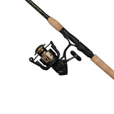 Penn Battle III Travel Spinning Combo - Black/Gold
