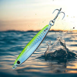 Westcoast Fishing Tackle 3D Chromatic Scale Tape Minnow Jig - Chartreuse