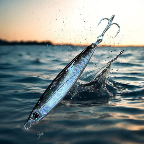 Westcoast Fishing Tackle 3D Chromatic Scale Tape Minnow Jig - Black