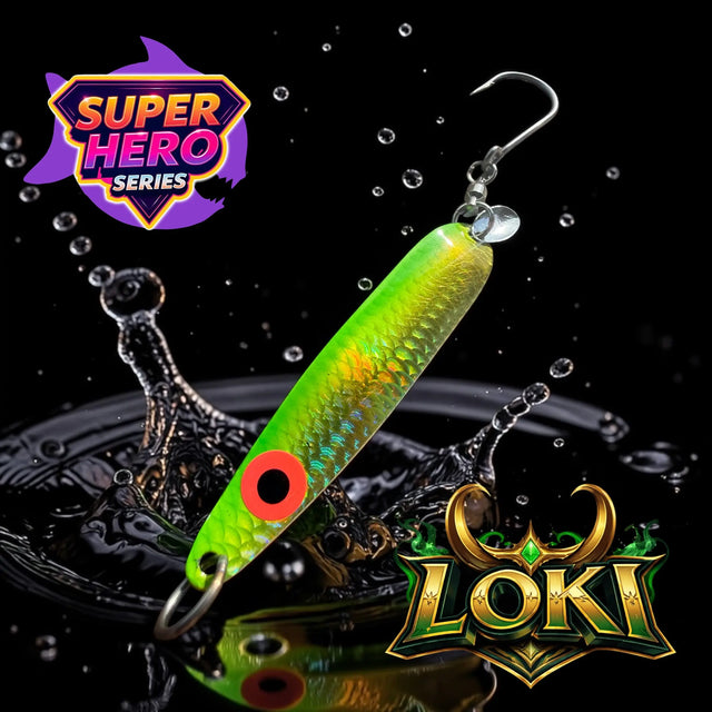 Westcoast Fishing Tackle Phat-E Super Hero Spoon 3.5" - Loki/UV Westcoast Fishing Tackle