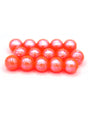 Unreel Tackle Soft Beads - Polar Frost Pinked Orange - 12mm (15 pack)