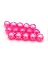 Unreel Tackle Soft Beads - Polar Frosted Cerise - 12mm (15 pack)