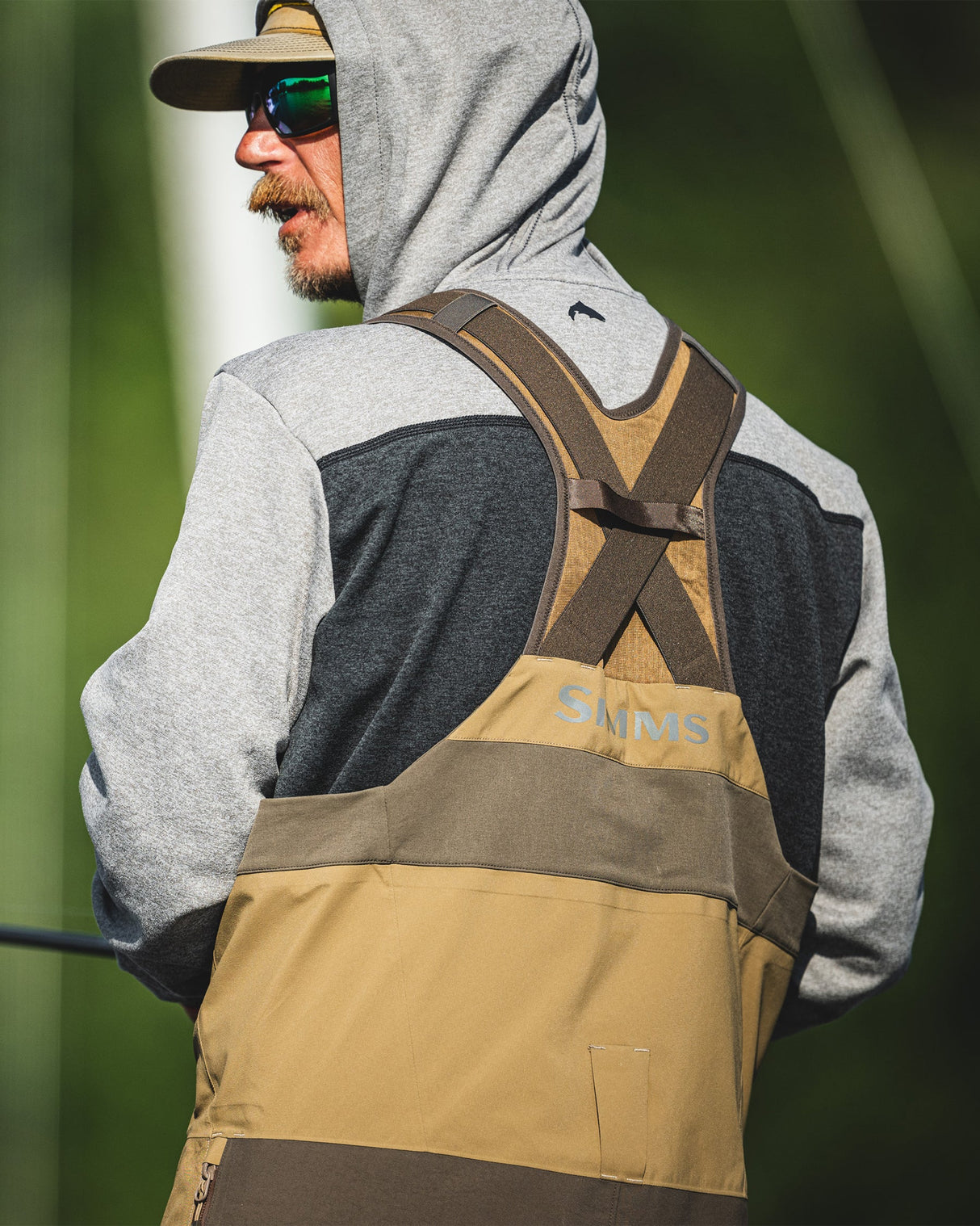 Men's ProDry Fishing Bib Driftwood - XLarge