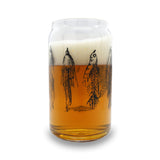 RepYourWater Beer Can Glass - Streamers, 16 oz