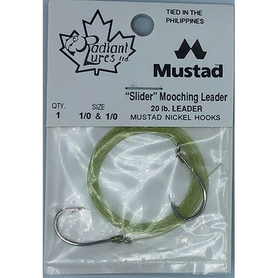 Radiant "Slider" Mooching Leaders - 12 Pack - 1/0 & #1 (treble)