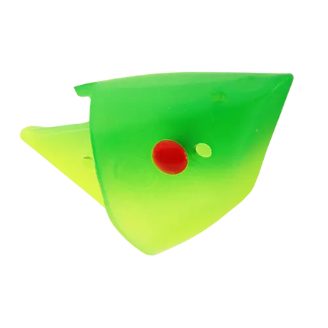 Rhys Davis Anchovy Special Reverse Glow Green Chartreuse - Unrigged 3pk