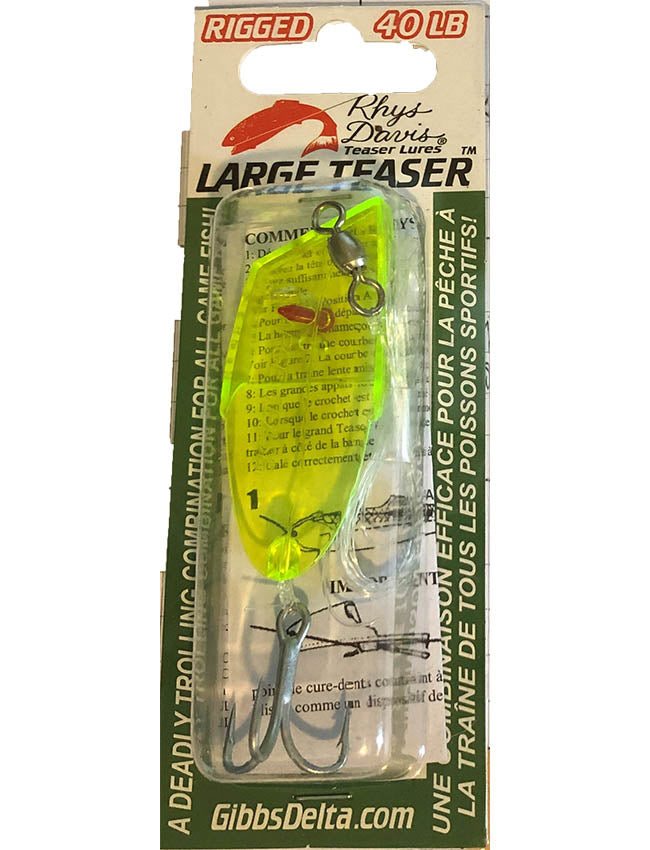Rhys Davis Large Teaser Rigged 40lb - Green