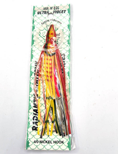 Radiant Hoochies Rigged Octopus - Ham N' Egg