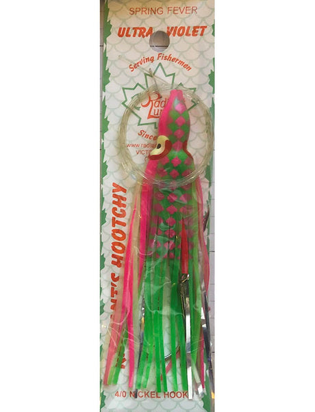 Radiant Hoochies Rigged Octopus - Spring Fever