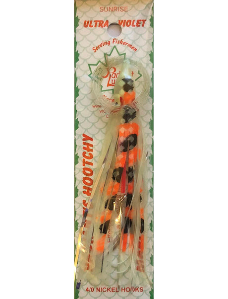 Radiant Hoochies Rigged Octopus - Sunrise