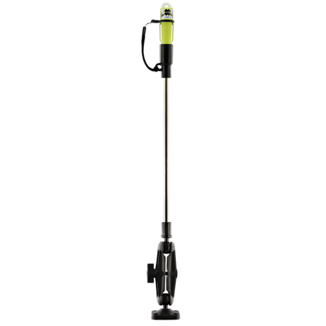 ACR Sea-Light marine emergency LED safety light with pole and ball mount isolated product view showing full mounting assembly