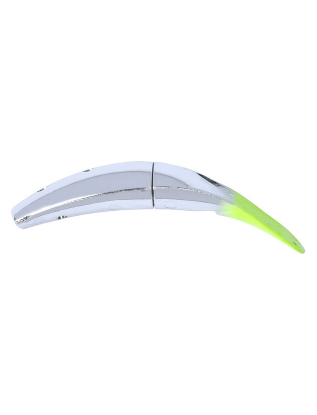 Yakima Trolling Plug Spinfish - Silver Chrome Lemon Head Glo 703-MSCHG - 3"