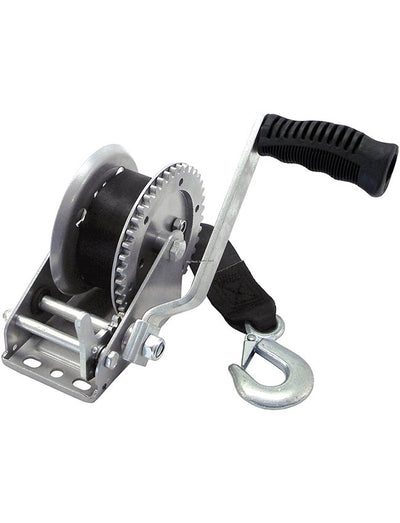 Shoreline Marine 1200lb Trailer Winch with Strap
