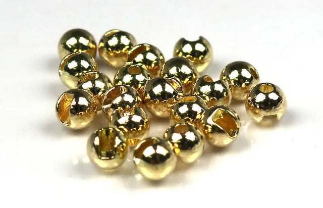 Hareline Slotted Tungsten Beads #153 - Gold | Harbour Chandler