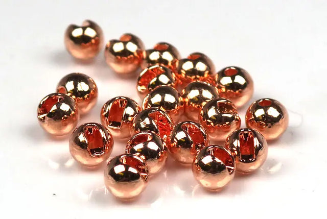 Hareline Slotted Tungsten Beads #67 - Copper | Harbour Chandler