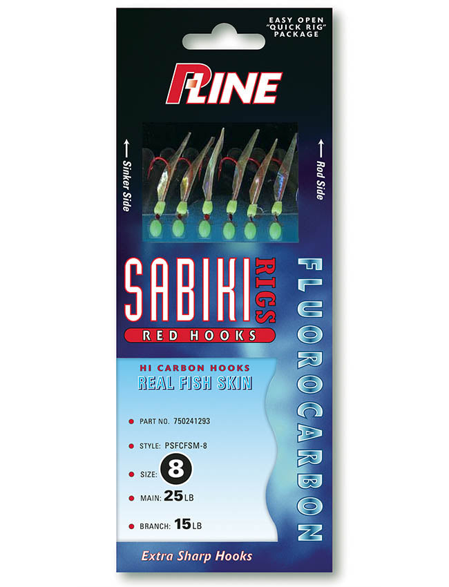 P-Line Sabiki Rigs Red Hooks – The Harbour Chandler