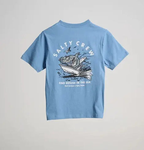 Surf Shark Toddler Tee - Clear Sky Salty Crew