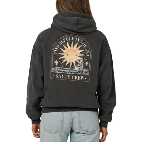 Salty Crew Celestial Sun Hoodie - Faded Black