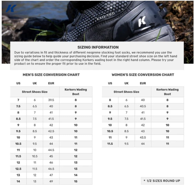 Korkers Chrome Lite Wading Boots with Fixed Kling-On Rock Soles