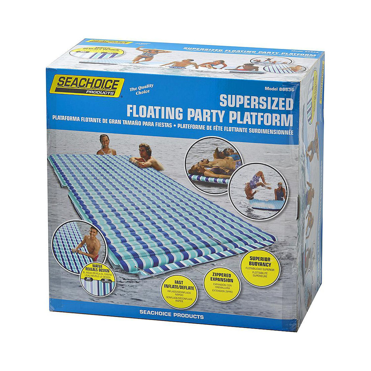 Seachoice Supersized Inflatable Floating Party Platform