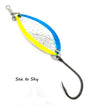 Prime Lures Glory Spoon - Blue Silver Chartreuse - 2/5oz