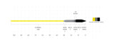 Scientific Anglers Sonar Striper I/S5/S7 Fly Line - Yellow/Charcoal/Black